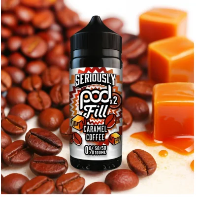 Caramel Coffee - Seriously Pod Fill 2x - 100ml 00mg - Shortfill - Doozy VapeCaramel Coffee - Seriously Pod Fill 2x - 100ml 00mg - Shortfill - Doozy VapeSeriously Pod Fill x2 shortfills haben eine 50%ige VG-Mischung mit doppelter Aroma konzentration . Sie sind für MTL (Mouth To Lung) Verdampfen gemacht und produzieren diskrete Mengen von Dampf. Um das Beste aus diesem E-Liquid herauszuholen, empfehlen wir die Kombination mit einem MTL-Gerät, wie z.B. einem nachfüllbaren Pod-Kit.Nikotin: 0mg (Nikotin Shot kompatibel)Flasche: 120ml Flasche mit 100ml Liquid, Platz für 2 x Nic ShotsZusätzliche Informationen- Hauptgeschmacksrichtungen: Kaffee &amp; Caramel- PG/VG-Verhältnis: 50/50- Flaschengröße: 100mlNicotine strenght00 mg.Eliquid typeShort Fill eliquidsFlavourGetränke , Karamel KaffeeCapacity100mlPG/VG50/50CountryUK16911Doozy Liquids19,90&nbsp;CHFsmoke-shop.ch19,90&nbsp;CHF