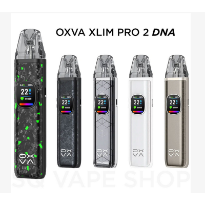 Oxva Xlim Pro 2 - DNA - Pod Verdampfer - USB C - 1300 mAh vers. FarbenOxva Xlim Pro 2 DNA Version -  Pod Verdampfer - USB CDas OXVA Xlim Pro 2 DNA ist das neue Flaggschiff der Xlim-Serie – ein kompaktes Pod-System mit dem hochentwickelten DNA Chipsatz von Evolv. Es vereint elegantes Design mit intelligenter Technologie und bietet einzigartige Features wie Anti-Burn-Schutz und Flavor Replay für ein rundum optimiertes Dampferlebnis – vom ersten bis zum letzten Zug.Der gemeinsam mit Evolv entwickelte DNA Chipsatz schützt zuverlässig vor Dry-Hits: Dank Anti-Burn wird die Coil-Temperatur überwacht und bei niedrigem Liquidstand die Leistung automatisch angepasst oder der Zug unterbrochen. Mit der Flavor Replay Funktion kannst du deinen „perfekten Zug“ speichern und jederzeit exakt wiederholen – per Knopfdruck auf die Herz-Taste. GerätetypPod-System für MTL &amp; RDLChipsatzDNA Chip (OXVA &amp; Evolv)16914OXVA42,00 CHFsmoke-shop.ch42,00 CHF