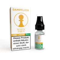 Dampflion - White Pawn - Liquid 10ml vers. NikotinstärkenDampflion - White Pawn - Liquid 10ml vers. NikotinstärkenWhite Pawn Liquid von Checkmate Dampflion ist ein erfrischender Mix aus kühlen Acaibeeren gepaart mit saftigen Trauben. Ein erfrischend fruchtiges Dampfvergnügen.Liquidtyp:FertigliquidTPD / STEUER:Deutsche SteuermarkeHerkunft:DeutschlandNikotinstärke:auswählbar 3/6/12mgFlascheninhalt:10ml50/50 VG PGGeschmacksrichtung: Acai Cooler Frische Traube Trauben Herkunftsland:Deutschland16916Dampflion5,50 CHFsmoke-shop.ch5,50 CHF