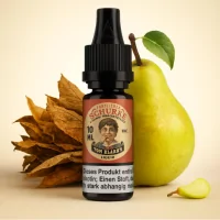 Tom Klark - Zärtlicher Schurke - Liquid (NET) 10ml vers. NikotinstärkenTom Klark - Zärtlicher Schurke - Liquid (NET) 10mlGeschmack: Zärtlicher Schurke von Tom Klark ist ein eine zart liebliche Zusammensetzung aus naturreinen Tabakextrakten mit dezenten Fruchtnoten, wobei das Birnen Aroma im Vordergrund steht. Inhaltstoffe: Propylenglycol (PG) E1520 (Ph. Eur.), natürliche/naturidentische Aromastoffe, NikotinFlasche: 1x10ml PET Flasche mit Kindersicherungsverschluss Mischungsverhältnis: 70 VG / 30 PG 13963tom Klarks Liquid4,80 CHFsmoke-shop.ch4,80 CHF