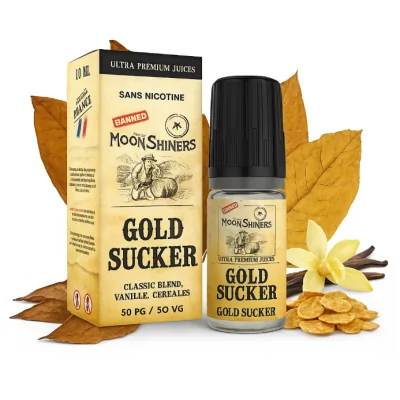 GOLD SUCKER 10ML - MOONSHINERS - Tobacco Vanille - CerealienGOLD SUCKER 10ML - MOONSHINERS - Tobacco Vanille - CerealienUltra Premium JuiceGeschmack: Dieses E-Liquid direkt aus den Minen des amerikanischen Westens aus der französischen Flüssigkeit ist ein Gourmet-Flüssigtabak-Vanille-Cerealien-Süß. Ein Genuss für einen Vape, der Sie in die Eroberung des Westens eintauchen lässt Geschmack: Tabak , Vanille , Zerealien(20mg = Nikotinsalz) 3,6 12 mg = normales Nikotin13292Moonshiners - Premium Liquids6,10 CHFsmoke-shop.ch6,10 CHF