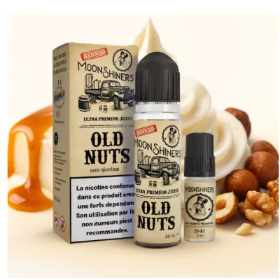 MoonShiners Old Nuts 40-50ml Shortfill Liquid (ink. 10/20ml Shots)MoonShiners MoonShiners Old Nuts 40-50ml Shortfill Liquid mit NikotinshotUltra Premium JuiceGeschmack: Dieses E-Liquid direkt aus den Minen des amerikanischen Westens aus der französischen Flüssigkeit ist ein Gourmet-Flüssigtabak- Nuss Vanille. Ein Genuss für einen Vape, der Sie in die Eroberung des Westens eintauchen lässt Geschmack: Creme, Dessert, Nussig, SüssHersteller: MoonShinersNikotinstärke0 mg/mlGeschmack: Creme, Karamell Nuss, VanilleVerwendete Aromen : Nuss Vanille Creme KaramelFlaschengrösse60 mlMischverhältnis 50% VG - 50% PGInhaltsstoffeGlycerin E422, Künstliche Aromen, Naturidentische Aromen, Propylenglykol E1520 3mg = 50ml + 10ml Nikotinshot6mg = 40ml + 2x10ml Nikotinshot13731Moonshiners - Premium Liquids21,90 CHFsmoke-shop.ch21,90 CHF