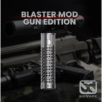 KIT - Blaster Gun Edition - BD Vape - 18650 LED RGB - 26 mm - GunmetalBlaster mod und Precisio Sub-Ohm Blaster Edition, eine verheerende Kombo mit unvergleichlichem Stil.Funktioniert mit einem High-End-Akku BD-PRO XT55 21700 5500mAh oder 18650 (nicht enthalten).Dank des leistungsstarken und zuverlässigen Mosfets ist keine Leistungsanpassung erforderlich.Die Leistung eines mechatronischen Mods, die Sicherheit eines elektronischen Mods, ein mechatronischer Mod!Precisio Sub-Ohm Blaster Edition Tank mit einem Fassungsvermögen von 4,5/2ml und Top-Filling.Sehr präzise einstellbare Top-Airflow, perfekt für RDL- bis DL-Züge.RGB-LED-System, das die verbleibende Akkulaufzeit anzeigt.Das Design aus rostfreiem Stahl verleiht dem Gerät eine hohe Robustheit.Das rutschfeste Design liegt gut in der Hand und ist sehr gut verarbeitet.Batterie:  18650 oder 21700 nicht im Lieferumfang enthalten !16302BD Vape129,90 CHFsmoke-shop.ch129,90 CHF