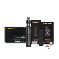 KIT - Blaster Gun Edition - BD Vape - 18650 LED RGB - 26 mm - GunmetalBlaster mod und Precisio Sub-Ohm Blaster Edition, eine verheerende Kombo mit unvergleichlichem Stil.Funktioniert mit einem High-End-Akku BD-PRO XT55 21700 5500mAh oder 18650 (nicht enthalten).Dank des leistungsstarken und zuverlässigen Mosfets ist keine Leistungsanpassung erforderlich.Die Leistung eines mechatronischen Mods, die Sicherheit eines elektronischen Mods, ein mechatronischer Mod!Precisio Sub-Ohm Blaster Edition Tank mit einem Fassungsvermögen von 4,5/2ml und Top-Filling.Sehr präzise einstellbare Top-Airflow, perfekt für RDL- bis DL-Züge.RGB-LED-System, das die verbleibende Akkulaufzeit anzeigt.Das Design aus rostfreiem Stahl verleiht dem Gerät eine hohe Robustheit.Das rutschfeste Design liegt gut in der Hand und ist sehr gut verarbeitet.Batterie:  18650 oder 21700 nicht im Lieferumfang enthalten !16302BD Vape129,90 CHFsmoke-shop.ch129,90 CHF