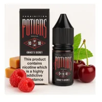 Prohibition Potions - Grace's Secret Salt 10ml E-liquid - 20mg (Nikotinsalz)Lieferumfang: Prohibition Potions - Grace's Secret Salt 10ml E-liquid - 20mg (Nikotinsalz)Grace's Secret Nic Salt E-Liquid von Prohibition Potions ist eine verführerische Mischung aus saftigen Kirschen und weichem Himbeer-Toffee mit einem verlockenden Hauch von kalter Minze. Die kühle Minze hebt diesen saftigen Geschmack auf eine andere Ebene und ist etwas ganz Besonderes für Liebhaber von weichen, fruchtigen Süßigkeiten.Prohibition Potions bietet eine Reihe von unverwechselbaren Geschmacksrichtungen an, die in 10ml Flaschen mit 10mg oder 20mg Nikotinsalzmischungen erhältlich sind.Eigenschaften:PG/VG: 50:50Geschmacksnoten: Blaubeere, Himbeere, EisHergestellt in Großbritannien10mg und 20mg NikotinsalzformulierungFlaschengröße: 10mlPG/VG 50/50 NIkotinsalz 20 mg14076Prohibitoin Vapes CO 20124,10 CHFsmoke-shop.ch4,10 CHF