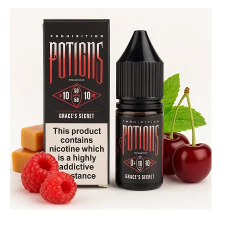 Prohibition Potions - Grace's Secret Salt 10ml E-liquid - 20mg (Nikotinsalz)