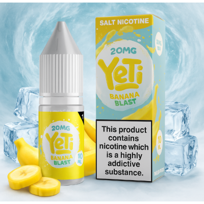 Yeti Salt - Banana Blast 10ml E Liquid - Salt 20mgLieferumfang: 1x Yeti Salt - Banana Blast 10ml E Liquid - Salt 20mgGeschmack:Fluffige gelbe Bananen, die im Schnee gefroren sind, werden mit Eis zu einem Smoothie kombiniert und ergeben so den perfekten Yeti-Frühstücksgenuss.Yeti Salt - Banana Blast - enthält 20mg Nikotin pro 10ml FlascheVG/PG 60/40Schnelle NikotinaufnahmeSanfteres Gefühl im Hals, trotz höherer Dosierungneutralerer GeschmackOptimal nutzbar für POD Systeme oder MTL Tanks15486Yeti E-Liquid UK5,50 CHFsmoke-shop.ch5,50 CHF Yeti Salt - Banana Blast 10ml E Liquid - Salt 20mgLieferumfang: 1x Yeti Salt - Banana Blast 10ml E Liquid - Salt 20mgGeschmack:Fluffige gelbe Bananen, die im Schnee gefroren sind, werden mit Eis zu einem Smoothie kombiniert und ergeben so den perfekten Yeti-Frühstücksgenuss.Yeti Salt - Banana Blast - enthält 20mg Nikotin pro 10ml FlascheVG/PG 60/40Schnelle NikotinaufnahmeSanfteres Gefühl im Hals, trotz höherer Dosierungneutralerer GeschmackOptimal nutzbar für POD Systeme oder MTL Tanks15486Yeti E-Liquid UK5,50 CHFsmoke-shop.ch5,50 CHF