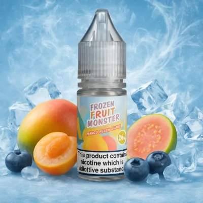 Frozen Fruit Monster Salt - Mango Peach Guava ICE - 10ml - 20mg NikotinsalzEine Mischung aus tropischen Mangos, süßen Pfirsichen und saftigen Guaven mit einem Hauch von Menthol.Mango Peach Guava Ice von Frozen Fruit Monster E-Liquids haben eine 20mg Nikotinsalzformel, die einen sanften Nikotinschub bietet, der dem Rauchen sehr ähnlich ist. Vaping Salz e-Flüssigkeit gibt Ihnen einen schnellen Hit von Nikotin mit keine unerwünschte Härte.&nbsp;50VG/50PGFruit Monster Salt - Mango Peach Guava ICE - 10ml - 20mg NikotinsalzMonster Lab Salts sind in taschenfreundlichen, 10ml TPD-konformen Flaschen in 20mg Nikotinstärke erhältlich, gemischt in einem 50%VG / 50% PG Verhältnis.Nikotinstärke von 20mg50% VG / 50% PGGeeignet für Starter Kits und Pod-GeräteHergestellt in den USAKindersicherer VerschlussManipulationssicheres SiegelMonster Lab-SalzeMonster Vape Labs ist der Hersteller von beliebten Marken wie Jam Monster, Fruit Monster &amp; Cream Team. Diese beliebten High VG e-liquids sind jetzt für die Aufnahme in 50/50 Nikotin Salze. Diese Aromen sind mit der gleichen Liebe und Aufmerksamkeit gemischt mit 20mg Nikotin Salz macht sie eine perfekte Ergänzung für jede vape Starter / MTL Kit.20mg Nikotinsalz13495Monster Vape Laps5,90&nbsp;CHFsmoke-shop.ch5,90&nbsp;CHF