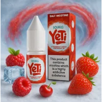 Yeti Salt - Strawberry Cherry Raspberry ICE - Salt 20mgLieferumfang: 1xYeti Salt - Strawberry Cherry Raspberry ICE - Salt 20mgGeschmack:Der ultimative rote Slushy-Geschmack, der alle deine Lieblingsfrüchte in einem köstlichen Getränk vereint und dich direkt ins Yeti-Kino bringt, wo dein Hirn einfriert, sobald du dich hinsetzt!Strawberry Cherry Raspberry ICE enthält 20mg Nikotin pro 10ml FlascheVG/PG 60/40Schnelle NikotinaufnahmeSanfteres Gefühl im Hals, trotz höherer Dosierungneutralerer GeschmackOptimal nutzbar für POD Systeme oder MTL Tanks15483Yeti E-Liquid UK5,50 CHFsmoke-shop.ch5,50 CHF