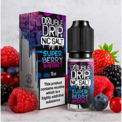 Super Berry Sherbet 10ml Liquid von Double Drip - 20mg SaltLieferumfang: Super Berry Sherbet 10ml Liquid von Double Drip vers. StärkenDouble Drip 80/20 (VG/PG) Super Berry Sherbet ist eine Mischung aus sieben perfekt gereiften Beeren, die in einer Schicht aus süßem, zuckerhaltigem Sorbet bestäubt sind.Double Drip 80/20 Super Berry Sherbet ist als 10 ml Liquid mit verschiedenen Nikotinstärken erhältlich80% | VG 20% PGmit 3 mg oder 6mg verfügbar10054Double Drip Coil Sauce UK4,90 CHFsmoke-shop.ch4,90 CHF Super Berry Sherbet 10ml Liquid von Double Drip - 20mg SaltLieferumfang: Super Berry Sherbet 10ml Liquid von Double Drip vers. StärkenDouble Drip 80/20 (VG/PG) Super Berry Sherbet ist eine Mischung aus sieben perfekt gereiften Beeren, die in einer Schicht aus süßem, zuckerhaltigem Sorbet bestäubt sind.Double Drip 80/20 Super Berry Sherbet ist als 10 ml Liquid mit verschiedenen Nikotinstärken erhältlich80% | VG 20% PGmit 3 mg oder 6mg verfügbar10054Double Drip Coil Sauce UK4,90 CHFsmoke-shop.ch4,90 CHF