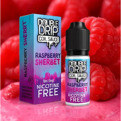 Raspberry Sherbet 10ml Liquid von Double Drip - 3 mgLieferumfang: 10 ml Raspberry Sherbet 10ml Liquid von Double Drip vers. StärkenRaspberry Sherbet e-liquid von Double Drip ist eine Beerenfruchtmischung mit einer Süßigkeitenausatmung. Beim Einatmen entsteht ein süsser und saftiger Himbeergeschmack, der durch ein zuckerhaltiges Sherbet für eine ausgewogene e-Flüssigkeit akzentuiert wird.ieferuRaspberry Sherbet e-liquid ist mit Nikotinstärken von 3 mg und 6 mg erhältlich; niedrigere Stärken sorgen für einen leichteren Rachenschlag im Gegensatz zu einem deutlicheren Gefühl bei höheren Stärken. Mit einem VG-Verhältnis von 80% liefert diese E-Flüssigkeit eine große Wolkenproduktion, ohne den Geschmack zu beeinträchtigen.Double Drip e-Flüssigkeiten werden in Großbritannien gemischt und abgefüllt, wobei der Schwerpunkt auf süßen Geschmacksrichtungen und fruchtigen Geschmacksnoten liegt.10ml E-Liquid-FlaschenNikotinstärken von 3mg &amp; 6mg80% VG / 20% PGKonzipiert für Sub-Ohm-VapingGemischt und abgefüllt in einem ISO 7-ReinraumTPD-konformHergestellt in GroßbritannienKindersichere Kappe10129Double Drip Coil Sauce UK5,00&nbsp;CHFsmoke-shop.ch5,00&nbsp;CHF