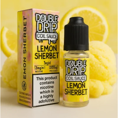 Lemon Sherbet 10ml Liquid von Double Drip - 3mgLieferumfang: Lemon Sherbet 10ml Liquid von Double Drip vers. StärkenLemon Sherbet E-Liquid von Double Drip ist eine scharfe und zitrusartige Mischung aus Zitronen beim Einatmen, mit einem süßen Abgang. Abgerundet mit einem zuckerhaltigen und leicht sauer schmeckenden Sorbet.Lemon Sherbet E-Flüssigkeit von Double Drip kommt als 10ml E-Liquid mit 0, 3 oder 6mg von Nikotin.Zitronegeschmack mit süssem AbgangMischverhältnis: 3 mg = 20/80 PG/VG 6 mg = 20/80 PG/VGNikotinstärke: 3 mg oder 6 mg (20/80 PG/VG )10657Double Drip Coil Sauce UK3,90 CHFsmoke-shop.ch3,90 CHF Lemon Sherbet 10ml Liquid von Double Drip - 3mgLieferumfang: Lemon Sherbet 10ml Liquid von Double Drip vers. StärkenLemon Sherbet E-Liquid von Double Drip ist eine scharfe und zitrusartige Mischung aus Zitronen beim Einatmen, mit einem süßen Abgang. Abgerundet mit einem zuckerhaltigen und leicht sauer schmeckenden Sorbet.Lemon Sherbet E-Flüssigkeit von Double Drip kommt als 10ml E-Liquid mit 0, 3 oder 6mg von Nikotin.Zitronegeschmack mit süssem AbgangMischverhältnis: 3 mg = 20/80 PG/VG 6 mg = 20/80 PG/VGNikotinstärke: 3 mg oder 6 mg (20/80 PG/VG )10657Double Drip Coil Sauce UK3,90 CHFsmoke-shop.ch3,90 CHF