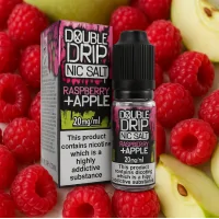 Double Drip Nic Salt Raspberry & Apple 10ml E-liquid - 20mg NikotinsalzErleben Sie den Geschmack des Sommers, egal zu welcher Jahreszeit, mit dem Raspberry &amp; Apple Nic Salt E-Liquid von Double Drip. Dieser herzhafte Klassiker ist vollgepackt mit intensiven Fruchtaromen, mit dem lebendigen, rubinroten Geschmack von saftigen Himbeeren, perfekt gepaart mit den knackigsten und frischesten Äpfeln. Diese köstliche Mischung befriedigt das Verlangen jedes Fruchtliebhabers nach einem erfrischenden und köstlichen Dampferlebnis.Spezifikation:10ml Nikotin-Salz E-Liquid50/50 PG/VGErhältlich in 20mg NikotinstärkeHergestellt in Großbritannien13952Double Drip Coil Sauce UK5,50 CHFsmoke-shop.ch5,50 CHF