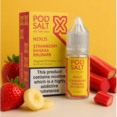 10 ml POD SALT FUSION - Strawberry Banana Rhubarb - Nikotinsalz Liquid10 ml POD SALT FUSION - Strawberry Banana Rhubarb -10 mg - Nikotinsalz Liquid...Geschmack:Zu der süssen, fruchtigen Mischung aus saftigen Erdbeeren und cremigen und zarten Bananen gesellt sich fein-säuerlicher Rhabarber. Diese Mischung wird dir das Wasser im Mund zusammenlaufen lassen.50% | VG / PGInhalt: 10 mlNikotingehalt: 10mg oder 20 mgMischverhältnis: 50% PG / 50% VGInhaltstoffe: Propylenglykol, pflanzliches Glyzerin, Aromen, Nikotin 14240Pod Salt - Nikotinsaltz6,90 CHFsmoke-shop.ch6,90 CHF 10 ml POD SALT FUSION - Strawberry Banana Rhubarb - Nikotinsalz Liquid10 ml POD SALT FUSION - Strawberry Banana Rhubarb -10 mg - Nikotinsalz Liquid...Geschmack:Zu der süssen, fruchtigen Mischung aus saftigen Erdbeeren und cremigen und zarten Bananen gesellt sich fein-säuerlicher Rhabarber. Diese Mischung wird dir das Wasser im Mund zusammenlaufen lassen.50% | VG / PGInhalt: 10 mlNikotingehalt: 10mg oder 20 mgMischverhältnis: 50% PG / 50% VGInhaltstoffe: Propylenglykol, pflanzliches Glyzerin, Aromen, Nikotin 14240Pod Salt - Nikotinsaltz6,90 CHFsmoke-shop.ch6,90 CHF