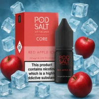 Pod Salt Fusion - Red Apple ICE 10ml E-Liquid - 20mg -Red Apple Ice Herrlich klassisch und frisch, bringen knackige rote Apfel süsse in jeden Zug. Unterstrichen durch eine kühlende Eisbriese zum Abschluss.Pod Salt Red Apple Ice kommt als 10ml Salz Pod Saft, entworfen für Pod Vapes. Dieser Saft enthält 11/20mg Nikotin.50% VG / PG13896Pod Salt - Nikotinsaltz6,90 CHFsmoke-shop.ch6,90 CHF