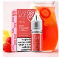 10 ml POD SALT FUSION - Sweet Strawberry Lemonade - Nikotinsalz Liquid10 ml POD SALT FUSION - Sweet Strawberry Lemonade -10 mg - Nikotinsalz Liquid...Geschmack:Das Sweet Strawberry Lemonade Nik-Salz liefert frische, spritzige und prickelnde Limonade mit dem Geschmack süsser und saftiger Erdbeeren an dein Pod. Dein Gaumen wird dir diese Kombination sicher danken.50% | VG / PGInhalt: 10 mlNikotingehalt: 10mg oder  20 mgMischverhältnis: 50% PG / 50% VGInhaltstoffe: Propylenglykol, pflanzliches Glyzerin, Aromen, Nikotin 14239Pod Salt - Nikotinsaltz6,90 CHFsmoke-shop.ch6,90 CHF
