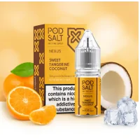 10 ml POD SALT FUSION - Sweet Tangerine Coconut - Nikotinsalz Liquid10 ml POD SALT FUSION - Sweet Tangerine -10 mg - Nikotinsalz Liquid...Geschmack:Verwöhne deinen Gaumen mit dieser unwiderstehlichen Kombination aus süsser Mandarine und zarter und cremiger Kokosnuss. Diese wunderbare Aromenkombination wirst du so schnell nicht vergessen.50% | VG / PGInhalt: 10 mlNikotingehalt: 10mg oder  20 mgMischverhältnis: 50% PG / 50% VGInhaltstoffe: Propylenglykol, pflanzliches Glyzerin, Aromen, Nikotin 14238Pod Salt - Nikotinsaltz6,90 CHFsmoke-shop.ch6,90 CHF