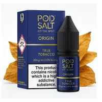Pod Salt Fusion Origin - True Tobacco 10ml - 20mgPod Salt Origin True Tobacco 20mg/ml Nikotin -30ml bietet den authentischsten Tabakgeschmack, hergestellt für wahre Kenner. Vollmundig und robust, dieses Liquid verfügt über warme, natürliche erdige Töne mit subtilen Andeutungen von Süße. Perfekt für starke Raucher, die ein reichhaltiges und befriedigendes Dampferlebnis suchen.- Geschmacksprofil: Tabak - Inhalt: 10ml- Nikotinstärke: 11mg / 20mg- Mischungsverhältnis: 50VG/50PGFür das beste Pod Salt-Erlebnis empfehlen wir den MTL-Stil und jedes Gerät mit niedriger Wattzahl (10-20 Watt), mittlerem bis engem Zug und einem Widerstand von 0,8-1,2 Ohm.Pod Salt Origin - True Tobacco 10ml - 20mg13405Pod Salt - Nikotinsaltz4,80 CHFsmoke-shop.ch4,80 CHF