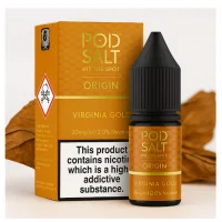 10 ml POD SALT Fusion - Origin Virginia Gold -20 mg - Nikotinsalz LiquidPod Salt Origin Virginia Gold 20mg Nikotin 30ml fängt die Essenz des klassischen Mid-West Rolling Tabaks mit einem tiefen, gut gerösteten Geschmack ein. Mild, aber geschmackvoll, ist dieses Liquid mit einem subtilen Hauch von süsser Vanille verbessert, wodurch eine glatte und befriedigende vape, dass Sie immer wieder für mehr kommen wird. Perfekt für Tabak-Enthusiasten, die einen raffinierten Vape für den ganzen Tag suchen.- Geschmacksprofil: Tabak, Vanille- Inhalt: 10ml- Nikotinstärke: 11mg / 20mg- Mischungsverhältnis: 50VG/50PGFür das beste Pod Salt-Erlebnis empfehlen wir den MTL-Stil und jedes Gerät mit niedriger Wattzahl (10-20 Watt), mittlerem bis engem Zug und einem Widerstand von 0,8-1,2 Ohm.10 ml POD SALT - Origin Virgina -20 mg - Nikotinsalz Liquid13402Pod Salt - Nikotinsaltz6,90 CHFsmoke-shop.ch6,90 CHF
