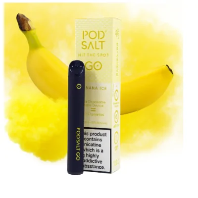 Pod Salt Disposable Vape Device Banana Ice 20mg/2ml - Einweg ZigarettePod Salt Disposable Vape Device Banana Ice 20mg/2ml - Einweg ZigaretteDas SALT Disposable Pod Device enthält 2ml 20mg E-Saft für großartigen Geschmack und große Wolken.Banana Ice ist eine kühle und erfrischende fruchtige Explosion von frischen und reifen Bananen mit einem süßen und erfrischenden eisigen Menthol gekrönt.Ein perfektes Einweg-Dampfgerät im Taschenformat, das überall genossen werden kann.Wählen Sie aus 16 verschiedenen Geschmacksrichtungen Ihren Favoriten oder probieren Sie sie alle aus!SALT Switch Disposable Testbericht - 20mg Nikotin- Größe (mm): 10,3 x 18 x 106- Batteriekapazität: 350mAh- Saftkapazität: 2ml- Widerstand: 1.8ohm- Spannung: 3.7V- Gewicht: 20g- Züge: 45011401Pod Salt - Nikotinsaltz4,10 CHFsmoke-shop.ch4,10 CHF