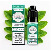 10 ml - Spearmint Menthol - Dinner Lady Salt - vers. NikotinstärkenLieferumfang: 1x 10 ml Dinner Lady Menthol - Spearmint - TPD2 vers. Nikotinstärken10 ml PET TPD 2 ReadyMischverhältnis: 50 VG / 50 PGSpearmint 50/50 von Dinner Lady ist eine Minzmischung mit blumigen Noten. Ein duftender Minzgeschmack ist durchgehend präsent, was zu einem einfachen, aber mutig schmeckenden Vape führt.Spearmint 50/50 von Dinner Lady ist in 10ml erhältlich50% VG 50% PG13515Dinner Lady5,90&nbsp;CHFsmoke-shop.ch5,90&nbsp;CHF
