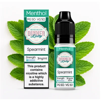 10 ml Dinner Lady Menthol - Spearmint - vers. NikotinstärkenLieferumfang: 1x 10 ml Dinner Lady Menthol - Spearmint - TPD2 vers. Nikotinstärken10 ml PET TPD 2 ReadyMischverhältnis: 50 VG / 50 PGSpearmint 50/50 von Dinner Lady ist eine Minzmischung mit blumigen Noten. Ein duftender Minzgeschmack ist durchgehend präsent, was zu einem einfachen, aber mutig schmeckenden Vape führt.Spearmint 50/50 von Dinner Lady ist in 10ml erhältlich und enthält 6 mg Nikotin.50% VG 50% PG13515Dinner Lady5,90 CHFsmoke-shop.ch5,90 CHF 10 ml Dinner Lady Menthol - Spearmint - vers. NikotinstärkenLieferumfang: 1x 10 ml Dinner Lady Menthol - Spearmint - TPD2 vers. Nikotinstärken10 ml PET TPD 2 ReadyMischverhältnis: 50 VG / 50 PGSpearmint 50/50 von Dinner Lady ist eine Minzmischung mit blumigen Noten. Ein duftender Minzgeschmack ist durchgehend präsent, was zu einem einfachen, aber mutig schmeckenden Vape führt.Spearmint 50/50 von Dinner Lady ist in 10ml erhältlich und enthält 6 mg Nikotin.50% VG 50% PG13515Dinner Lady5,90 CHFsmoke-shop.ch5,90 CHF