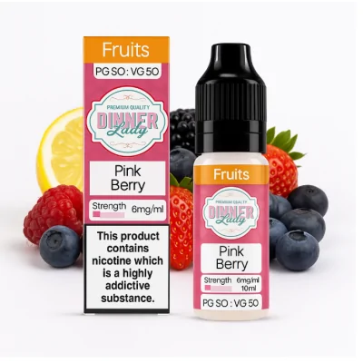 10 ml Dinner Lady Fruits- Pink Berry - 6 mgLieferumfang: 1x 10 ml Dinner Lady Fruits- Pink Berry TPD2 6 mg10 ml PET TPD 2 ReadyMischverhältnis: 50 VG / 50 PGPink Berry 50/50 von Dinner Lady ist eine Fruchtmischung mit scharfen und doch süßen Aromen. Eine Verschmelzung von reichhaltigen gemischten Beeren wird mit einem pikanten Zitrusunterton für einen kühnen Vape kombiniert.Pink Berry 50/50 von Dinner Lady ist in 10ml erhältlich und enthält entweder 3, 6 oder 12mg Nikotin.50%13512Dinner Lady5,90 CHFsmoke-shop.ch5,90 CHF