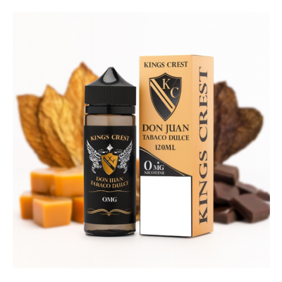 100 ml Don Juan Tabaco Dulce von Kings Crest - ShortfillLieferumfang: 100 ml Don Juan Tabaco Dulce von Kings Crest - Shortfill Entdecken Sie das süsse Königreich der Kollektion Don Juan von Kings Crest!Das Liquid Tabaco Dulce verwöhnt Sie mit dem Geschmack eines hellen Tabaks, der sich raffiniert mit den vollmundigen Noten von Karamell und Schokolade vermischt. Ein süsser Mix voller Charakter! 120ml Flasche mit 100ml hochdosiertem Liquid. Zum Verdünnen mit Nikotin-Shots für den gewünschten Nikotingehalt: 2 Shots für 3mg/ml und 4 Shots für 6mg/ml. Für mehr als 2 Shots muss ein grösserer Behälter vorgesehen werden.PG/VG-Mischverhältnis: 30/70.Hergestellt in den USA.9143Kings Crest Premium Liquid USA22,90 CHFsmoke-shop.ch22,90 CHF