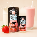 Milk King Strawberry 100ml 0mg shortfill e-liquid