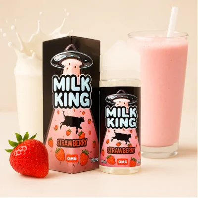 Milk King Strawberry 100ml 0mg shortfill e-liquidLieferumfang: Milk King Strawberry 120ml 0mg shortfill e-liquidMilk King Strawberry 120ml 0mg shortfill ist eine hypnotisierende Erdbeer-Milchcreme Michshake. Milk King Strawberry ist ein 100ml Shortfill und hat platz für Nikotinshots.Füllmenge 100ml in 120 ml Flasche (Shortfill) PG / VG 30/7010381candy king26,00 CHFsmoke-shop.ch26,00 CHF
