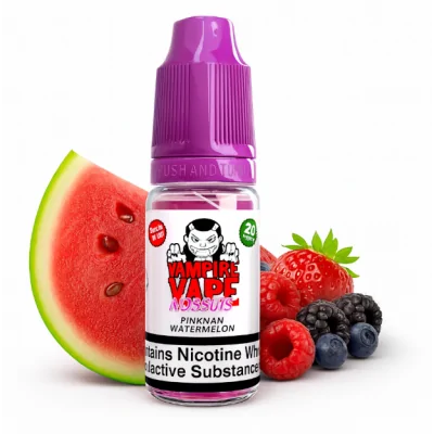 Vampire Vape Nic Salt - Pinkman Watermelon - 10ml - 20mgLieferumfang: 1x Vampire Vape Nic Salt - Pinkman Watermelon - 10ml - 20mgTauchen Sie ein in ein Stück Pinkman Watermelon und spüren Sie die Essenz des Sommers mit jedem Zug. Es kombiniert die durstlöschende Süße der Wassermelone mit dem originalen Pinkman Beerengeschmack, nahtlos gemischt, um eine tropische Brise von Aromen zu schaffen. Dieses Aroma ist ein sonnengeküsster Genuss, ideal, um sich in dieser lebendigen, warmen Stimmung zu sonnen.Nic Salts sind in 10mg und 20mg in 10ml Flaschen mit einer 50VG/50PG Mischung erhältlich.15332Vampire Vape5,50&nbsp;CHFsmoke-shop.ch5,50&nbsp;CHF