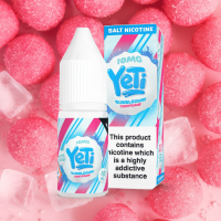 Yeti Salt - Bubblegum Candy Cane - 10ml E Liquid Salt 20mg