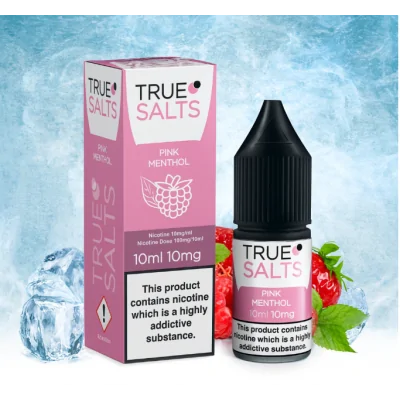 True Salts - Pink Menthol 10ml - 20mg - NikotinsalzLieferumfang: True Salts - Pink Menthol 10ml - 20mg -Pink Menthol E-Liquid von True Salts ist eine Mischung aus süßen roten Früchten, die mit eisigem Menthol überzogen sind, wodurch ein ausgewogenes süßes, saftiges und kühles Vape entsteht.True Salts ist eine Reihe von hochwertigen Nikotinsalz-E-Liquids, die in Großbritannien in Zusammenarbeit mit IVG hergestellt werden. Formuliert in 50% VG- und 50% PG-Mischungen eignen sie sich am besten für die Verwendung mit Starterkits und Pod-Kits mit geringer Leistung. True Salts sind vollständig TPD-beschwert und werden in 10ml-Flaschen mit kindersicheren Verschlüssen geliefert und sind in den Stärken 10mg und 20mg Nic Salt erhältlich.10ml-Flasche10mg &amp; 20mg Nic Salzstärke50% VG / 50% PGMade in the UKKindersichere KappeNicht für Sub-Ohm Vaping10124True Salts by IVG UK3,50 CHFsmoke-shop.ch3,50 CHF