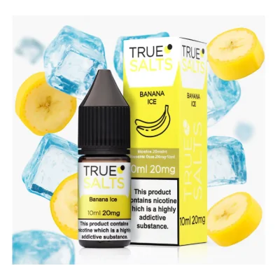 True Salts Banana Ice 10ml - 20 mg NikotinsalzLieferumfang: True Salts Banana Ice 10ml -10mg oder 20mg - Geschmack: Banana Ice E-Liquid von True Salts ist eine reife Banane mit einem fast karamellartigen Geschmack beim Einatmen, der durch subtile Menthol-Noten beim Ausatmen ergänzt wird, wodurch ein erfrischendes und verwöhnendes Vape entsteht.UK MadeProminent Flavours: Banana, Menthol10mlNic SaltPG/VG = 50/5010055True Salts by IVG UK3,50 CHFsmoke-shop.ch3,50 CHF