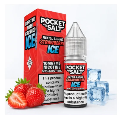 Drip Hacks Pocket Salt Strawberry Ice 10ml Liquid (Nik-Salz) 20 mgDrip Hacks Pocket Salt Strawberry Ice 10ml Liquid (Nik-Salz)Geschmack: Eine köstliche Mischung aus frischen und saftigen Erdbeeren mit einem erfrischenden Hauch von Koolada - Pocket Salt - 10ml50/50 VG/PG.READY TO VAPE20 mg Nikotinsalz oder 10 mg Nikotinsalz auswählbar13756Drip Hacks Aromen UK4,90&nbsp;CHFsmoke-shop.ch4,90&nbsp;CHF