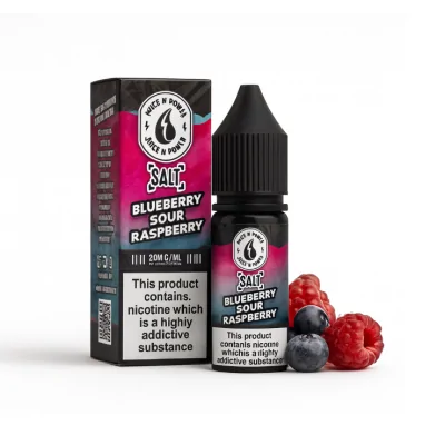 Juice N' Power Blueberry Sour Raspberry Salt 10ml - 20mg NikotinsalzLieferumfang&nbsp;Juice N' Power Blueberry Sour Raspberry Salt 10ml - vers. NikotinstärkenBlueberry Sour Raspberry - eine saftige Beerenmischung mit einem fruchtigen Nachgeschmack. Eine aromatische und doch süße Himbeere beim Einatmen, ausgeglichen durch eine saure Himbeere für die ultimative Erfahrung.Dies ist ein 10ml Nik-Salz mit 10mg/20mg Nikotin.14742Juice N Power Frankreich5,50&nbsp;CHFsmoke-shop.ch5,50&nbsp;CHF