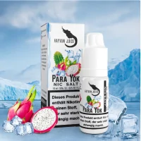 Hayvan Juice Nikotinsalz - Para Yok 18mgLieferumfangHayvan Juice Nikotinsalz - Para Yok 18mgGeschmack: Drachenfrucht mit Kaktus und ICE  Hayvan Juice Nikotinsalz - Para Yok 18mg - jetzt auch als Nikotinsalz Liquid mit 18mg. Eine fruchtige und erfrischende Mischung aus Zitrone, Kaktus und Drachenfrucht. Verfeinert mit angenehmer Frische! Aroma: Zitrone, Kaktus, Drachenfrucht, FrischeNikotinmenge: 18mg NikotinsalzInhalt: 10ml für E-ZigarettenDosierempfehlung: 50% VG / 50% PGInhaltsstoffe: Propylenglycol, Glycerin, Aromen11356Hayvan Juice Aromen4,80 CHFsmoke-shop.ch4,80 CHF