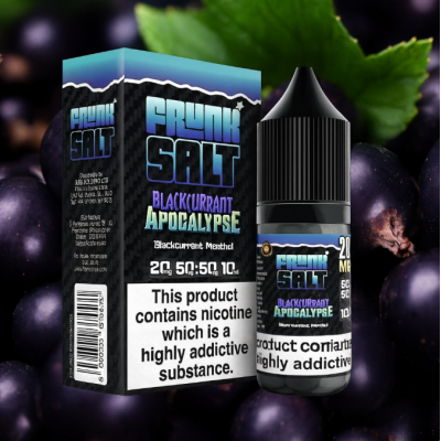 Frunk Salt - Blackcurrant Apocalypse - 10ML Nic Salt - 20mgFrunk Salt - Blackcurrant Apocalypse - 10ML Nic Salt - 20mgEine angenehme Nikotindosis wird mit einem süßen Geschmack von schwarzen Johannisbeeren kombiniert. Der Geschmack ist stärker als je zuvor, so dass es ideal für den ganzen Tag vaping.E-Liquid 10Ml Nik-SalzNikotinstärke - 10mg, 20mg50% / 50%12135Frunk Bar - Disposable - Einweg E-Zigaretten4,70 CHFsmoke-shop.ch4,70 CHF