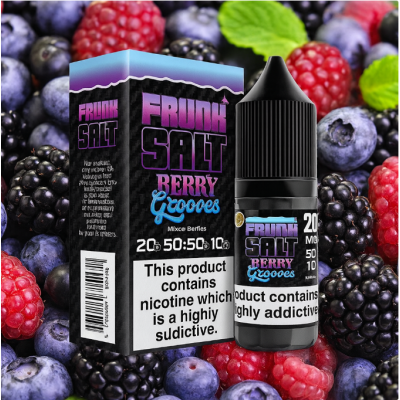 Frunk Salt - Berry Grooves - 10ML Nic Salt - 20mgFrunk Salt - Berry Grooves - 10ML Nic Salt - 20mgBerry Grooves ist eine köstliche Kombination aus gemischten Beeren. Heidelbeere, Himbeere und schwarze Johannisbeere arbeiten alle in Harmonie zusammen, um einen herrlichen köstlichen Geschmack zu bieten.E-Liquid 10Ml Nik-SalzNikotinstärke - 10mg, 20mg50% / 50%12137Frunk Bar - Disposable - Einweg E-Zigaretten4,70 CHFsmoke-shop.ch4,70 CHF