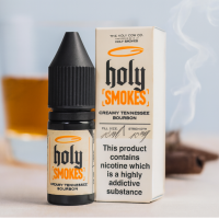 Holy Cow Smokes Salts - Creamy Tennessee Bourbon 10ml - 20 mg NikotinsalzDer cremigste Whiskey, den Sie je probiert haben, ist eine seltsame Wahl, ja. Aber dieser Whiskey wird Sie von den Socken hauen - rauchig und sanft für den Allerheiligsten.Wahlmöglichkeit: 20mg Nikotinstärke50% VG / 50% PGInhalt: 10ml FertigliquidInhaltsstoffe: 2-Isopropyl-N,2,3-trimethylbutyramid; alpha-Ionen, Natürliche und naturidentische Aromen, NikotinsalzMehr InformationenHerstellerHoly CowNikotinstärke10 mg/ml, 20 mg/mlGeschmack Whiskey Verwendete AromenGetränke , WhiskeyHerkunftEnglandFlaschengrösse10 mlMischverhältnis50% VG - 50% PGInhaltsstoffeGlycerin E422, Künstliche Aromen, Naturidentische Aromen, Natürliche Aromen, Nikotinsalz, Propylenglykol E1520Allergie - SucraloseFreiAllergie - DiacetylFrei15538Holy Cow - UK Liquids4,90 CHFsmoke-shop.ch4,90 CHF
