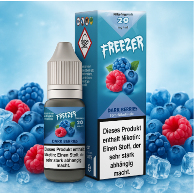 Freezer - Dark Berries - Nikotinsalz Liquid 20mg/mlDark Berries von Freezer aus Deutschland ist ein Mix aus verschiedenen süssen, dunklen Beeren herrlich gekühlt. Dark Berries von Freezer aus Deutschland ist ein Mix aus verschiedenen süssen, dunklen Beeren herrlich gekühlt.Geräteempfehlung: nachfüllbare Pod-Systeme10ml Flasche, 10mg oder 20mg Nikotinsalz.50VG/50PG14327Bro's Frost Aroma3,90 CHFsmoke-shop.ch3,90 CHF Freezer - Dark Berries - Nikotinsalz Liquid 20mg/mlDark Berries von Freezer aus Deutschland ist ein Mix aus verschiedenen süssen, dunklen Beeren herrlich gekühlt. Dark Berries von Freezer aus Deutschland ist ein Mix aus verschiedenen süssen, dunklen Beeren herrlich gekühlt.Geräteempfehlung: nachfüllbare Pod-Systeme10ml Flasche, 10mg oder 20mg Nikotinsalz.50VG/50PG14327Bro's Frost Aroma3,90 CHFsmoke-shop.ch3,90 CHF