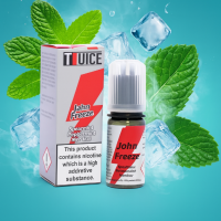 10ml John Freeze (Fertigliquid) von T-Juice - 0 mg Nikotin-Lieferumfang: 10ml John Freeze (Fertigliquid) von T-Juice TPD 2 ReadyGeschmack;Komplexität und Leistung von Spearmint und Pfefferminz, kombiniert mit reinem Menthol Hit.Auswählbar mit 0mg oder 3 mg Nikotin 6798t-juice logo1,50 CHFsmoke-shop.ch1,50 CHF