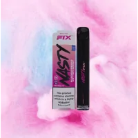 Nasty Juice Salt Nic Fix Version 2 Blackcurrant Cotton Candy - 20mgNasty Juice Salt Nic Fix Version 2 Blackcurrant Cotton Candy 2ml - 20mg (nicht aufladbar)Nasty Juice Fix ist ein Einweg-Pen, der entwickelt wurde, um sicherzustellen, dass jeder die gleichen Nasty Juice-Aromen auf die einfachste Weise genießen kann.  Der Nasty Fix Bar bietet dem Nutzer ein unkompliziertes und einfaches Vape-Erlebnis.Das Blackcurrant Cotton Candy E-Liquid kombiniert Beerenfrüchte mit zuckrigen, süßen Noten. Der saftige und leicht säuerliche Geschmack der schwarzen Johannisbeere vermischt sich mit karnevalistisch inspirierter Zuckerwatte für einen süßen Abgang.Nasty Juice Fix Disposable Pod System ist eine fantastische Pod-Marke, die sich durch ein Konzentrationsverhältnis von 40% VG (Vegetable Glycerine) und 60% Mixed PG (Propylene Glycol) auszeichnet und hochwertige Lebensmittelaromen und Salt Nikotin enthält. Ein Gerät für MTL (Mouth To Lung) vaping!NASTY FIX EINWEG VAPE POD EIGENSCHAFTEN:- Kompakt &amp; leicht- Problemlos &amp; einfach zu benutzen- Gleicher großartiger Geschmack und Zufriedenheit- Bequem und stilvoll- 2% (20mg)/1%(10mg) Nikotinstärke- Angetrieben von einer 700mAh Batterie- Enthält 2ml Nasty Salts e-Flüssigkeit- Liefert ca. 675 Züge- mit einstellbarer Airflow Control (Luftzug)Enthält:    Nasty Fix Schwarze Johannisbeere Zuckerwatte Einweg-DampfgerätEinweggerät , nicht aufladbar nicht auffüllbar11328Nasty Juice4,80 CHFsmoke-shop.ch4,80 CHF