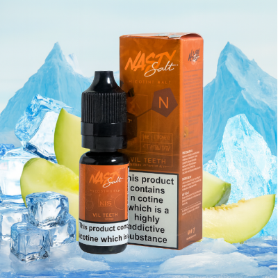 Nasty Salt Devil Teeth 10mg/20mg von Nasty Juice (Nikotinsalz)Lieferumfang: Nasty Salt Devil Teeth 10mg/20mg von Nasty Juice (Nikotinsalz)Geschmack: NASTY Devil Teeth bietet einen reichhaltigen Honigmelonen-Geschmack mit einem weichen, süßen Abgang und einer erfrischenden, leichten Minznote. PG / VG 50/50 E-Liquide 10ML 20 ml NikotinsalzMade in Malaysia - 70 VG9503Nasty Juice6,90 CHFsmoke-shop.ch6,90 CHF Nasty Salt Devil Teeth 10mg/20mg von Nasty Juice (Nikotinsalz)Lieferumfang: Nasty Salt Devil Teeth 10mg/20mg von Nasty Juice (Nikotinsalz)Geschmack: NASTY Devil Teeth bietet einen reichhaltigen Honigmelonen-Geschmack mit einem weichen, süßen Abgang und einer erfrischenden, leichten Minznote. PG / VG 50/50 E-Liquide 10ML 20 ml NikotinsalzMade in Malaysia - 70 VG9503Nasty Juice6,90 CHFsmoke-shop.ch6,90 CHF