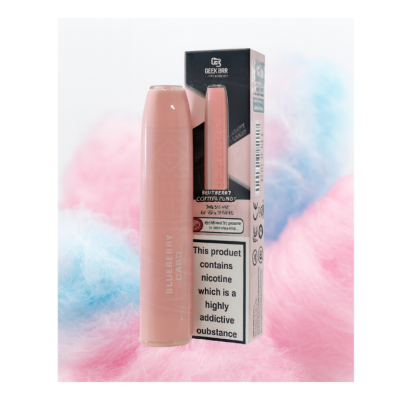 Geek Bar Disposable Device Blueberry Cotton Candy 2% Salt Nic/2.0mlLieferumfang: Geek Bar Disposable Device Blueberry Cotton Candy 2% Salt Nic/2.0ml (Einweg E-Zigarette)2ml Hülse mit außergewöhnlichen fruchtigen Aromen.Vorgefüllte Hülse. TPD BEREITSchlankes, modernes und diskretes Format.Eingebauter 500mAh-Akku.Automatische Auslosung.20mg Nikotin Flüssigkeit.Vape 550 Züge auf Ihrer E-Zigarette mit großartigem Geschmack.11720geekvape3,00 CHFsmoke-shop.ch3,00 CHF