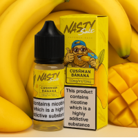Nasty Juice Salt - Cushman Banana Mango Banana - 10ml - vers. StärkenLieferumfang: Nasty Juice Salt - Cushman Banana Mango Banana - 10ml - 10 mgCushman Banana Mango Banana von Nasty Juice ist eine süße und reichhaltige Mischung, mit einem fruchtigen Geschmack. Beim Einatmen wird ein reifes und leicht nussiges Bananenaroma mit saftig schmeckender Mango und einem minzarmen Ausatmen gepaart.Cushman Banana Mango Banana von Nasty Juice kommt als 10ml Nik-Salz mit 10/20mg Nikotin.50%Dieses Liquid ist das VG-arme Äquivalent von Cush Man von Nasty Juice. VG: 50% | PG: 50%PG/VG 50/50 Nikotin: 20 mg nikotinsalz11785Nasty Juice4,10 CHFsmoke-shop.ch4,10 CHF