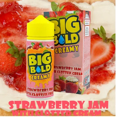 BIG BOLD CREAMY - STRAWBERRY JAM WITH CLOTTED CREAM 0MG 100ML SHORTFILLBIG BOLD CREAMY - STRAWBERRY JAM WITH CLOTTED CREAM 0MG 100ML SHORTFILLErdbeermarmelade mit Clotted Cream - Ja, Sie haben richtig gelesen!! Die feinste süße Erdbeermarmelade wurde mit Unmengen an dicker Devon Clotted Cream zusammengebracht!!! ein hochwertiger Premium-Saft, den Sie sich nicht entgehen lassen wollen!!!70% | 30% VG / PG10567Big Bold Premium Liquids UK19,90 CHFsmoke-shop.ch19,90 CHF