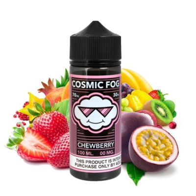 Chewberry - 0mg 100ml - Cosmic Fog - ShortfillLieferumfang: 1x Chewberry - 0mg 100ml - Cosmic Fog - ShortfillEine exquisite Mischung aus saftigen Erdbeeren, süßer Passionsfrucht und einem geheimnisvollen Hauch tropischer Bonbons für ein fruchtiges und süßes Dampferlebnis.Marke Cosmic FogLand USAGeschmack Getränke &amp; GourmetPG/VG-Verhältnis 30/70Verpackung 120-ml-PE-Flasche mit kindersicherem VerschlussInhalt 100 mlNikotingehalt 0 mg16935Cosmic Fog Logo22,90 CHFsmoke-shop.ch22,90 CHF