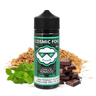 Chill'd Tobacco - 0mg 100ml - Cosmic Fog - ShortfillLieferumfang: 1x Chill'd Tobacco - 0mg 100ml - Cosmic Fog - ShortfillEine raffinierte Kombination aus einem reichhaltigen Klassiker, frischer Pfefferminze und einem Hauch von Schokolade für ein elegantes und ausgewogenes Dampferlebnis.Marke Cosmic FogLand USAGeschmack Getränke &amp; GourmetPG/VG-Verhältnis 30/70Verpackung 120-ml-PE-Flasche mit kindersicherem VerschlussInhalt 100 mlNikotingehalt 0 mg16935Cosmic Fog Logo22,90 CHFsmoke-shop.ch22,90 CHF
