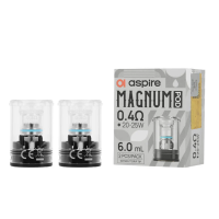 E-shisha Magnum Kartusche - (2 Ersatzkartuschen) 0.4 ohmE-shisha Magnum Kartusche - (2 Ersatzkartuschen) 0.4 ohmPackung mit zwei Ersatzkartuschen für die E-Shisha Magnum von Aspire. Diese Kartuschen fassen 6 ml E-Liquid und sind mit integrierten Mesh-Widerständen ausgestattet, die einen schönen, geschmacksintensiven Dampf liefern.6-ml-TankSeitliche BefüllungIntegrierte Mesh-Widerstände (0,25 Ohm oder 0,4 Ohm)Kompatibel mit der E-Shisha Magnum von AspireIm Zweierpack erhältlich (ohne Drip Tip)DIESES PRODUKT ENTHÄLT:2 Magnum-Kartuschen16970Aspire7,90 CHFsmoke-shop.ch7,90 CHF